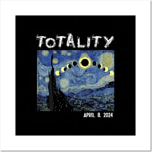 Solar Eclipse 2024 Totality April 8 Wo s Posters and Art